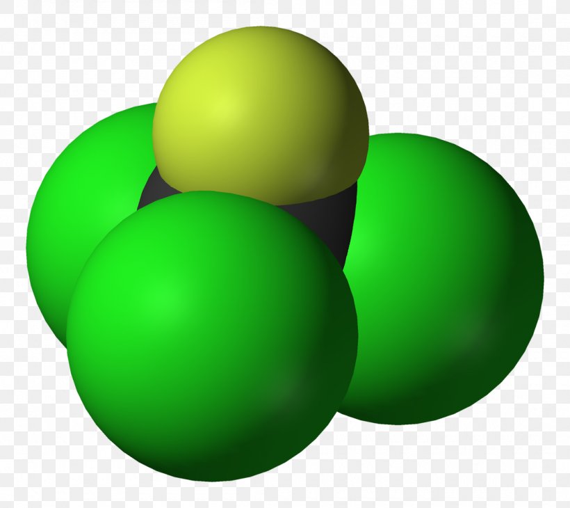 Trichlorofluoromethane Chlorofluorocarbon Fluorine Ozone, PNG, 1100x980px, Trichlorofluoromethane, Ball, Chemistry, Chlorine, Chlorofluorocarbon Download Free