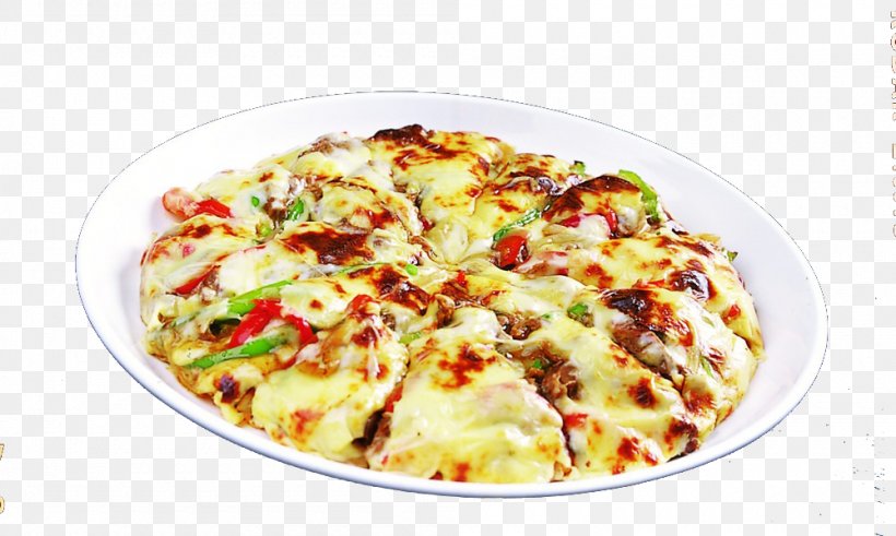 Jeon Pizza Italian Cuisine Fast Food Vegetarian Cuisine, PNG, 1000x600px, Jeon, Asian Food, Breakfast, Cuisine, Dish Download Free