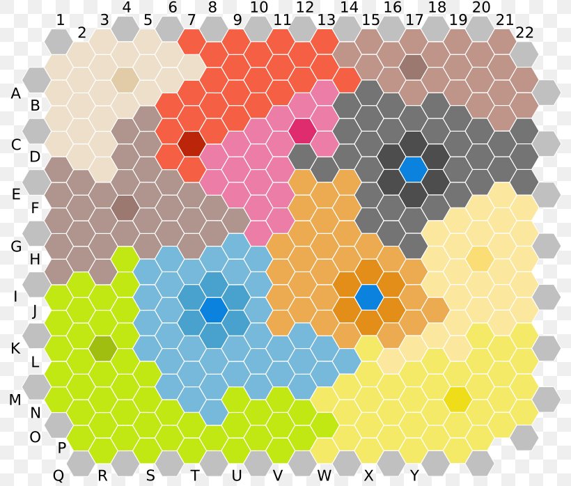 Hex Map Board Game Clip Art, PNG, 800x698px, Hex, Area, Board Game, Chessboard, Game Download Free