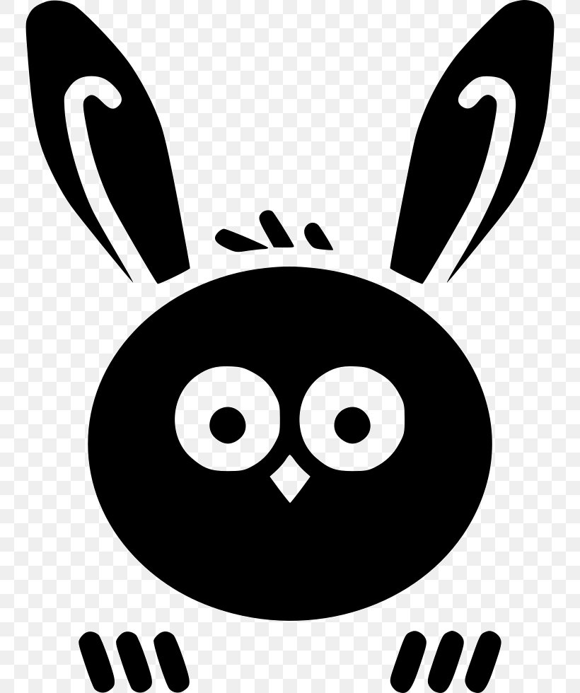Rabbit Easter Bunny Clip Art, PNG, 748x980px, Rabbit, Animal, Artwork, Black And White, Easter Download Free