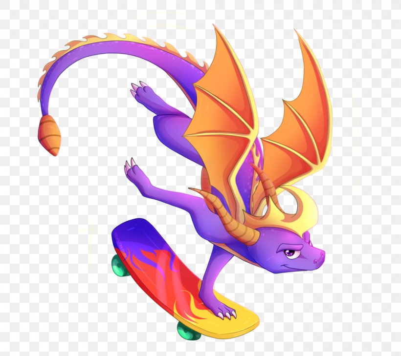 Spyro The Dragon Spyro: Year Of The Dragon Skylanders: Spyro's Adventure Spyro 2: Season Of Flame, PNG, 948x843px, Dragon, Animal Figure, Art, Cartoon, Chinese Dragon Download Free