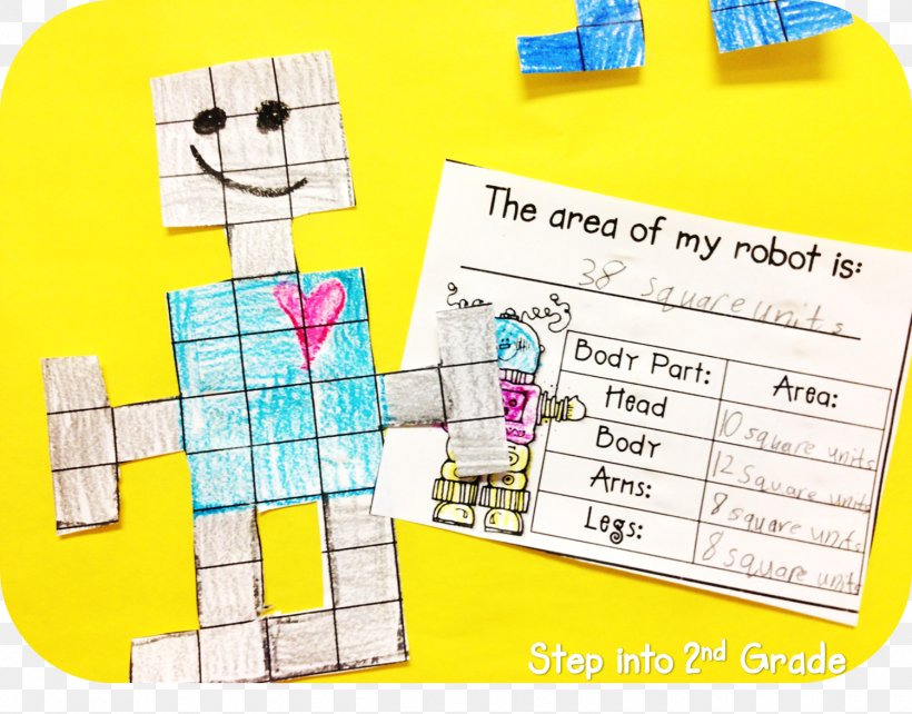 Second Grade Area Perimeter Robot Mathematics, PNG, 1500x1176px, Second Grade, Area, Classroom, Division, First Grade Download Free