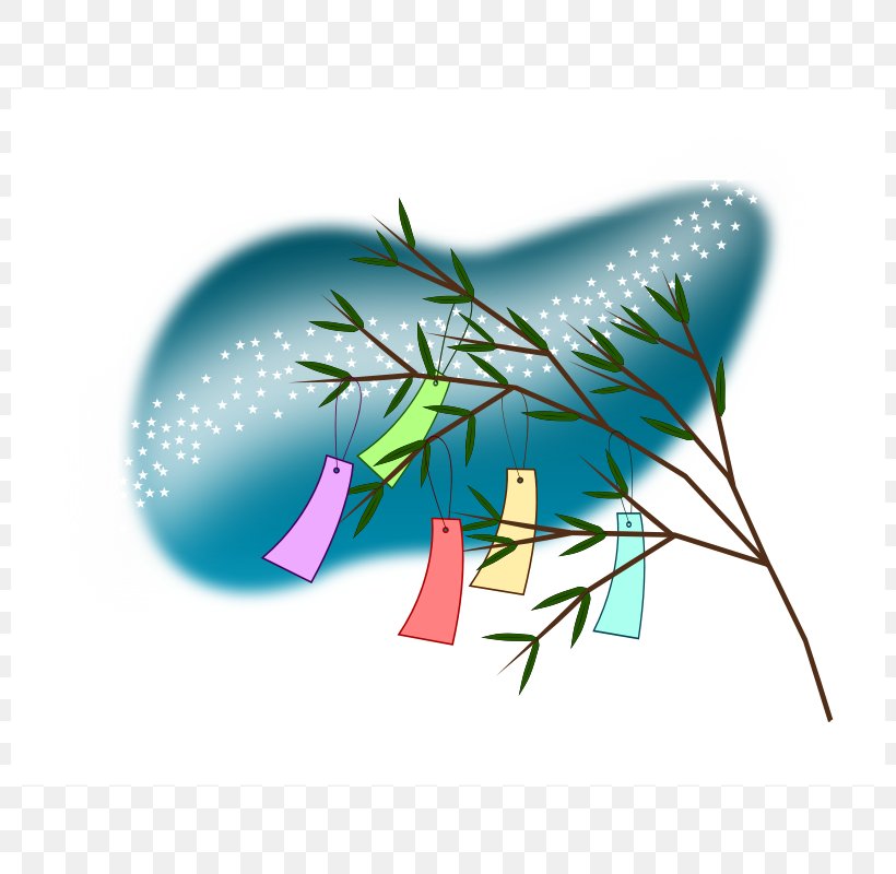 Wish Tree Tanabata Clip Art, PNG, 800x800px, Wish Tree, Feather, Leaf, Organism, Tanabata Download Free