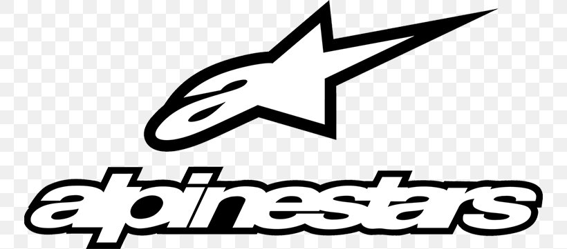 Alpinestars Decal Logo Motocross Sticker, PNG, 750x361px, Alpinestars, Area, Black And White, Brand, Company Download Free