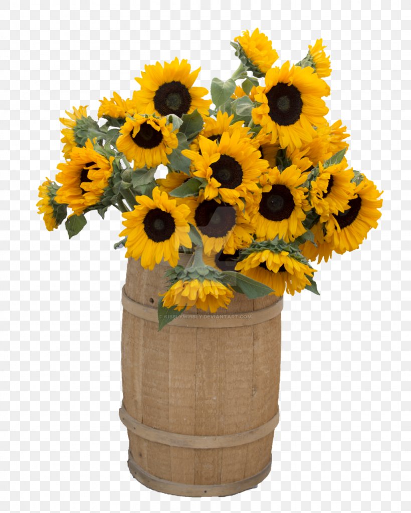 Common Sunflower Vase Cut Flowers Sunflower Seed, PNG, 1024x1279px, Common Sunflower, Art, Cut Flowers, Daisy Family, Deviantart Download Free