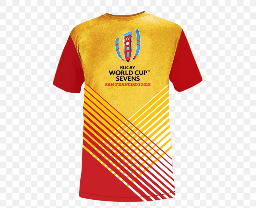 2019 Rugby World Cup T-shirt 2018 Rugby World Cup Sevens Theatre And The Visual Rugby Union, PNG, 500x667px, 2018 Rugby World Cup Sevens, 2019 Rugby World Cup, Active Shirt, Brand, Clothing Download Free