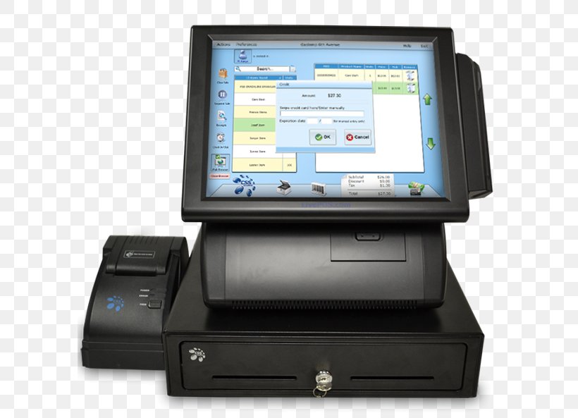 Cash Register Accounting Point Of Sale Money Service, PNG, 600x593px, Cash Register, Accounting, Bank, Cashier, Computer Download Free