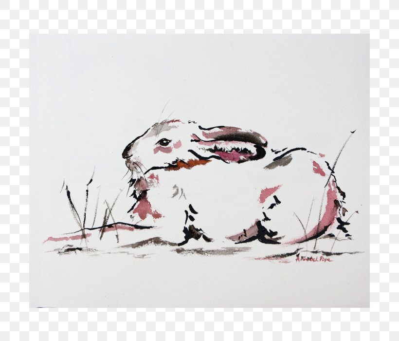 Drawing /m/02csf, PNG, 700x700px, Drawing, Art, Mammal, Rabbit, Rabits And Hares Download Free
