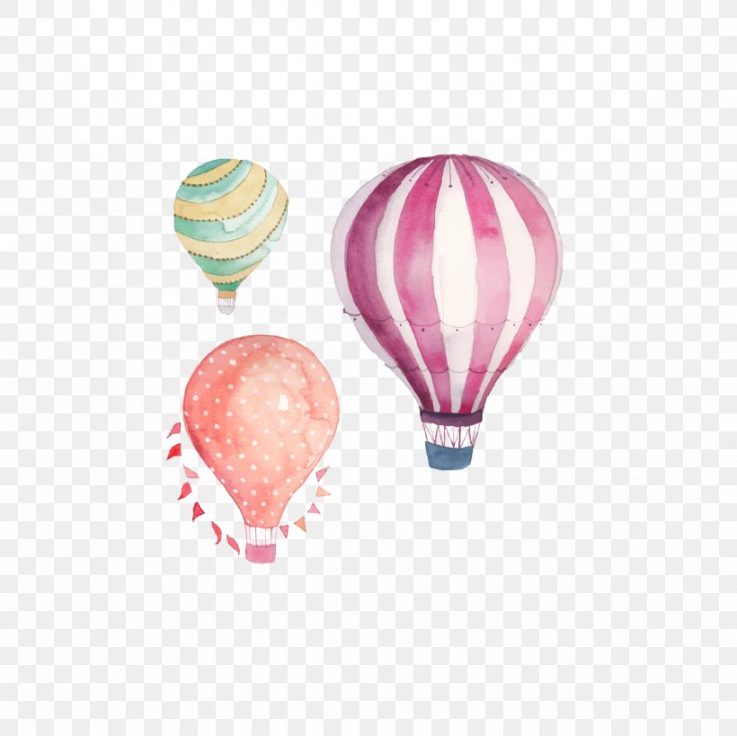Hot Air Balloon Watercolor Painting Clip Art, PNG, 2362x2362px, Hot Air Balloon, Balloon, Drawing, Greeting Note Cards, Painting Download Free