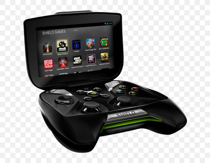Nvidia Shield Handheld Game Console Video Game Consoles, PNG, 640x640px, Nvidia Shield, Android, Electronic Device, Electronics, Electronics Accessory Download Free