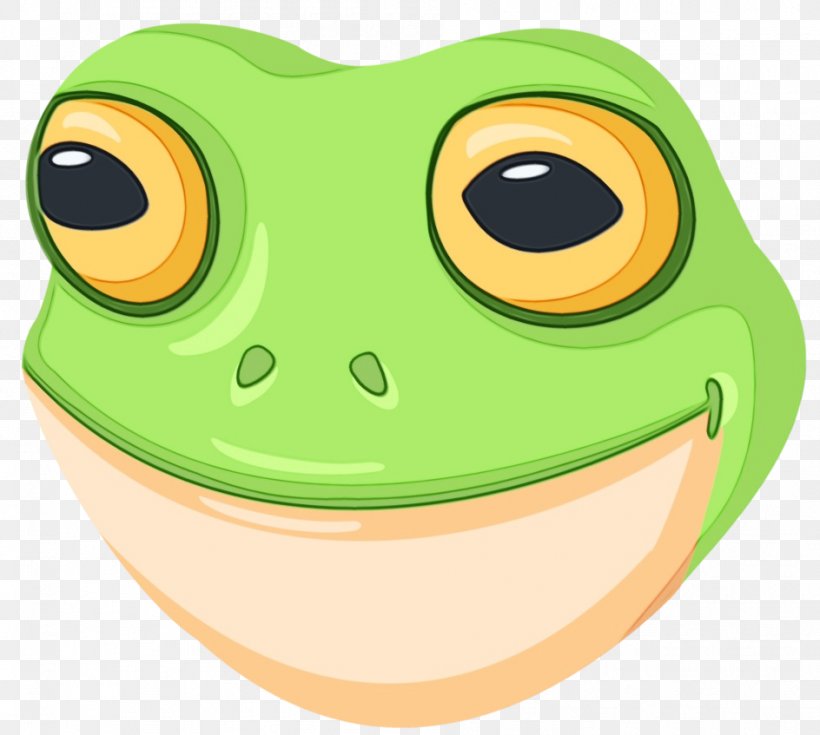 Yellow Tree, PNG, 944x847px, Tree Frog, Cartoon, Emoticon, Frog, Green Download Free