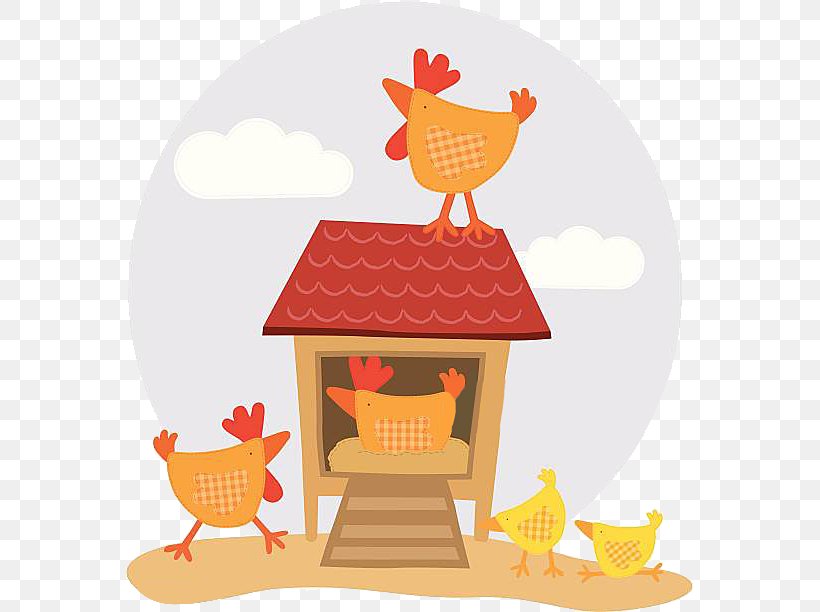 Chicken Coop Duck Poultry Farming Rooster, PNG, 612x612px, Chicken, Cartoon, Chicken Coop, Drawing, Duck Download Free