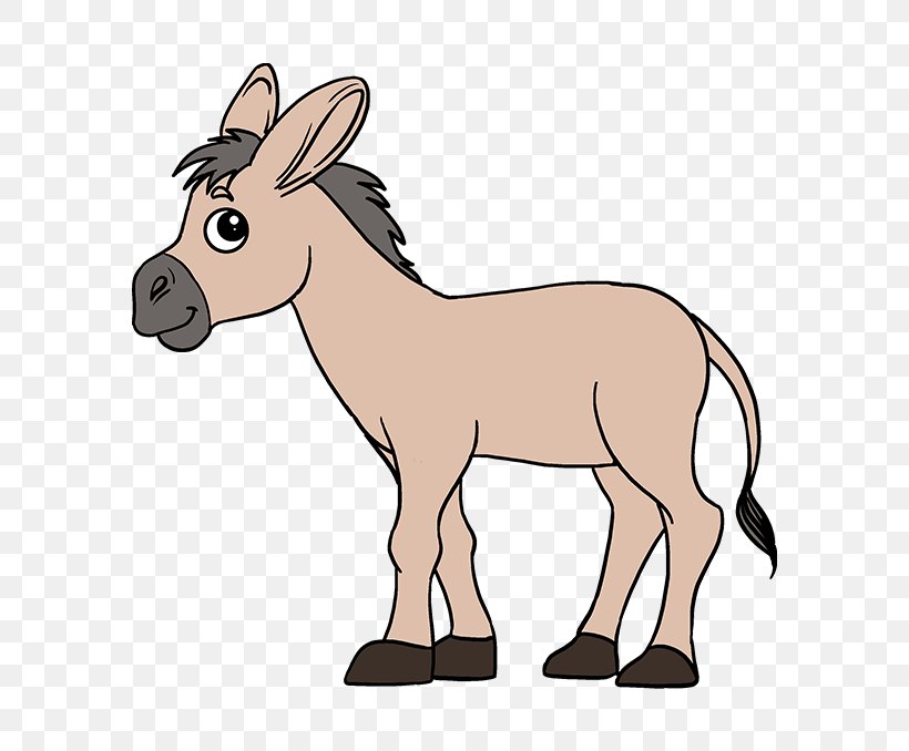 Donkey Drawing Mule Image Cartoon, PNG, 680x678px, Donkey, Animal, Animal  Figure, Burro, Cartoon Download Free
