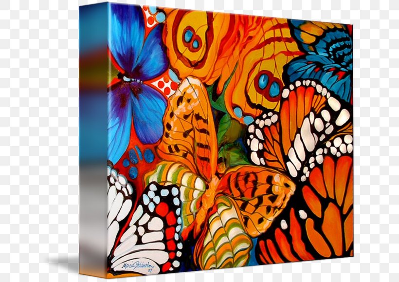 Monarch Butterfly Brush-footed Butterflies Art Painting, PNG, 650x579px, Monarch Butterfly, Abstract Art, Art, Brush Footed Butterfly, Brushfooted Butterflies Download Free