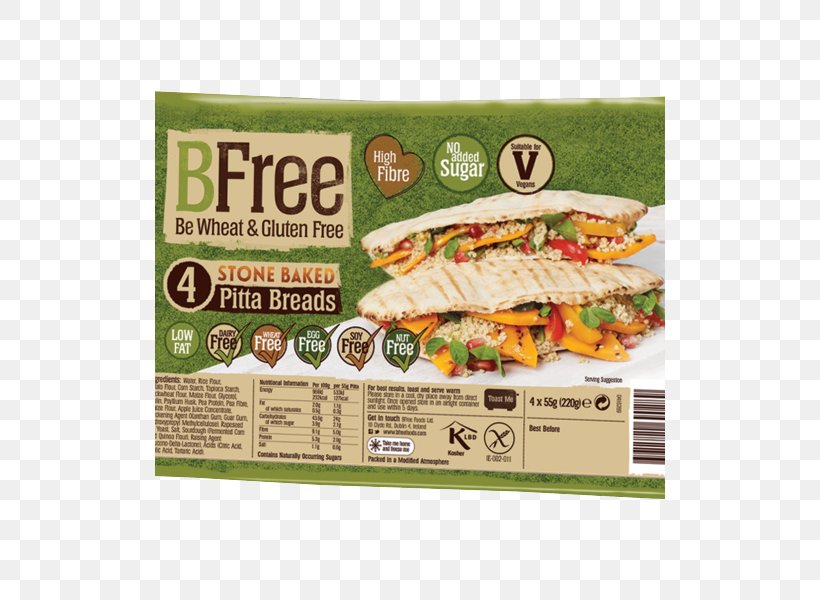 Pita Wrap Vegetarian Cuisine Gluten Bread, PNG, 510x600px, Pita, Biscuits, Bread, Convenience Food, Cuisine Download Free