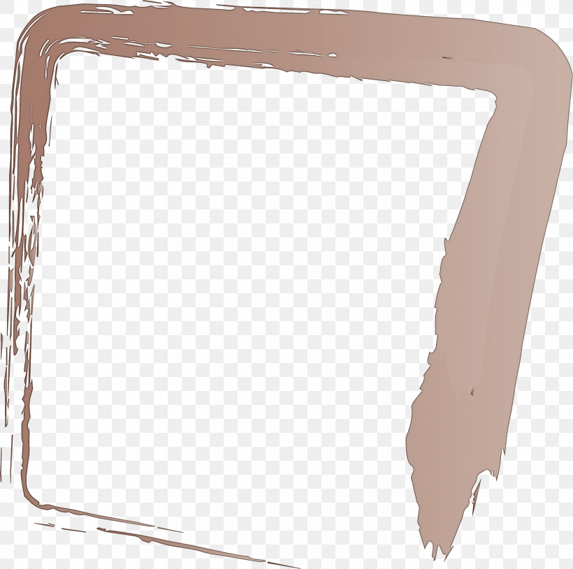 Rectangle, PNG, 3000x2983px, Brush Frame, Frame, Rectangle, Watercolor Frame Download Free