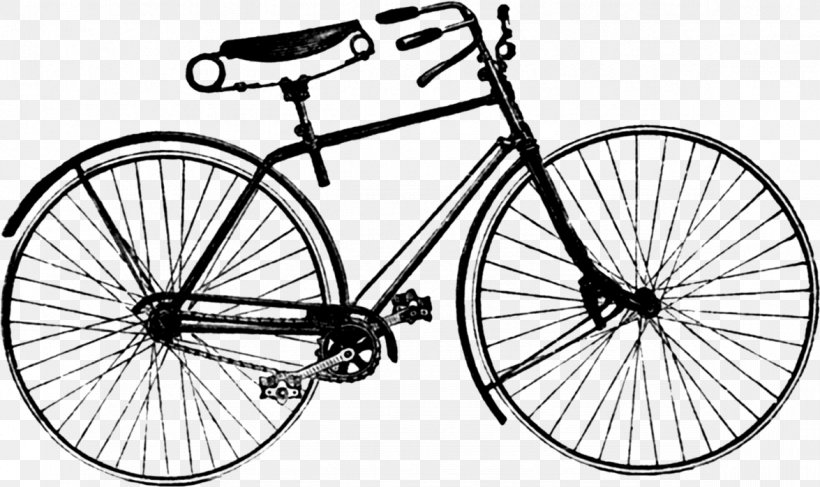 Bicycle Retro Style Clip Art, PNG, 1175x698px, Bicycle, Advertising, Antique, Art, Bicycle Accessory Download Free