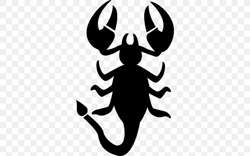 Scorpio Astrological Sign Symbol Zodiac, PNG, 512x512px, Scorpio, Artwork, Astrological Sign, Astrology, Black And White Download Free