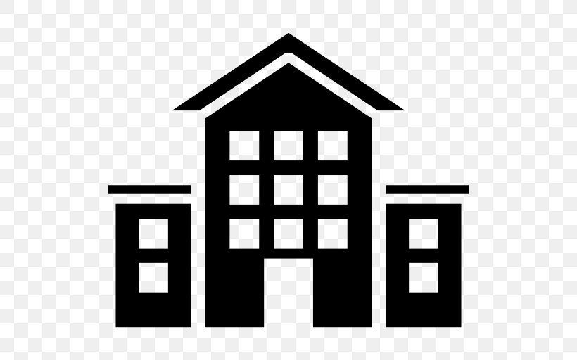 School Building Clip Art, PNG, 512x512px, School, Area, Black And White, Brand, Building Download Free