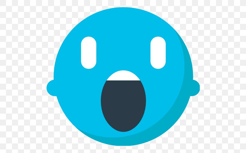 Emoji Fear Character Symbol, PNG, 512x512px, Emoji, Aqua, Area, Azure, Blue Download Free