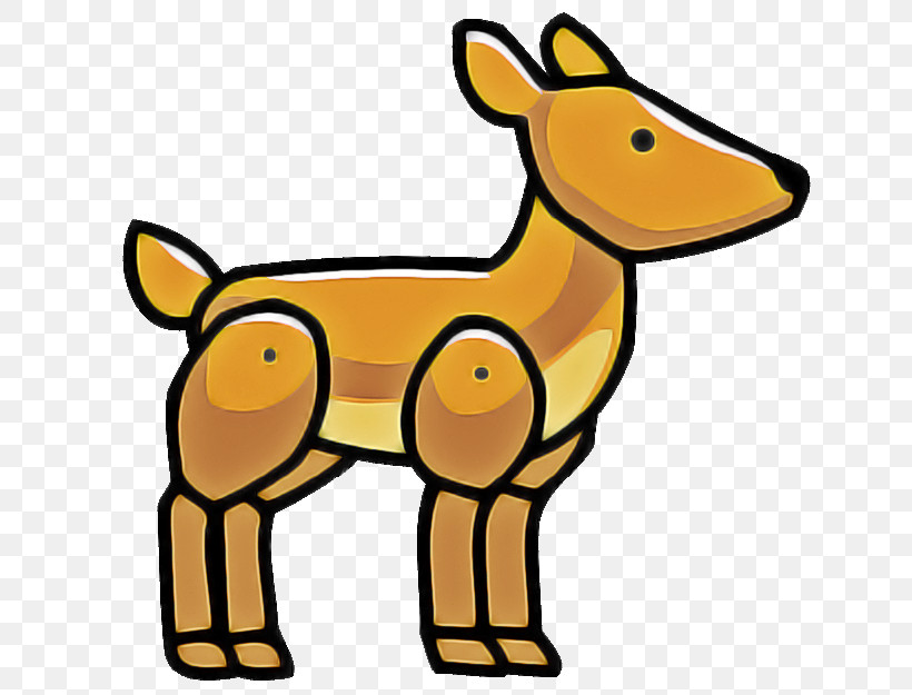 Animal Figure Yellow Wildlife Snout Tail, PNG, 650x625px, Animal Figure, Fawn, Snout, Tail, Toy Download Free