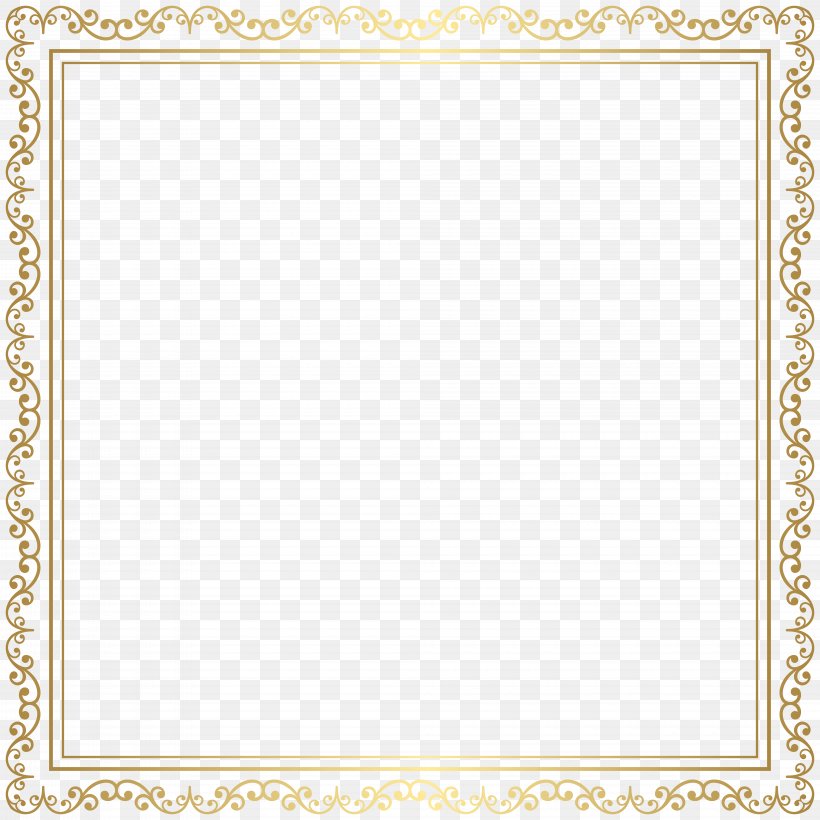 Border Frame Gold Transparent Clip Art Image, PNG, 8000x8000px, Picture Frames, Area, Art, Art Deco, Blog Download Free