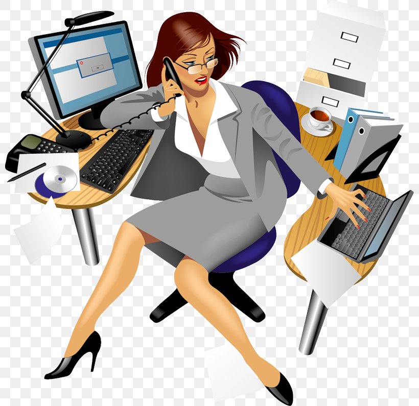 Clip Art Vector Graphics Secretary Cartoon Image, PNG, 800x795px, Secretary, Business, Businessperson, Cartoon, Communication Download Free