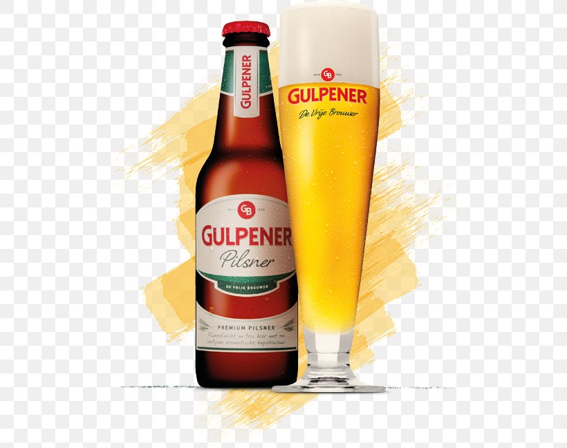 Gulpener Biologisch Ur-Pilsner Beer Gulpener Biologisch Ur-Pilsner Gulpener Pilsner, PNG, 537x648px, Beer, Alcoholic Beverage, Beer Bottle, Beer Glass, Bottle Download Free