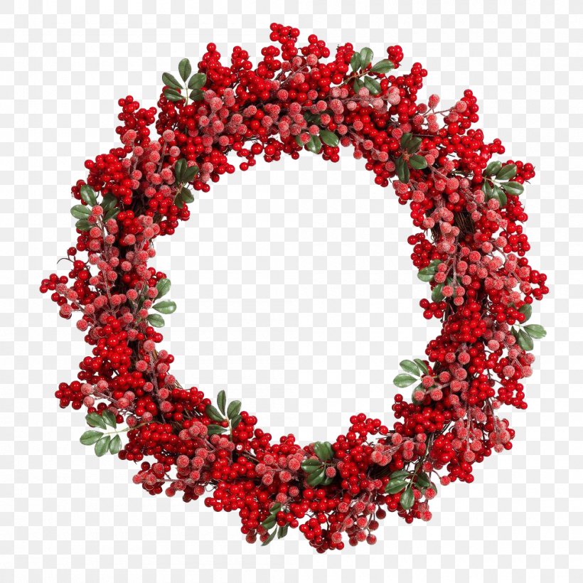Wreath Christmas Decoration Christmas Ornament Garland, PNG, 1000x1000px, Wreath, Advent, Advent Wreath, Aquifoliaceae, Artificial Christmas Tree Download Free