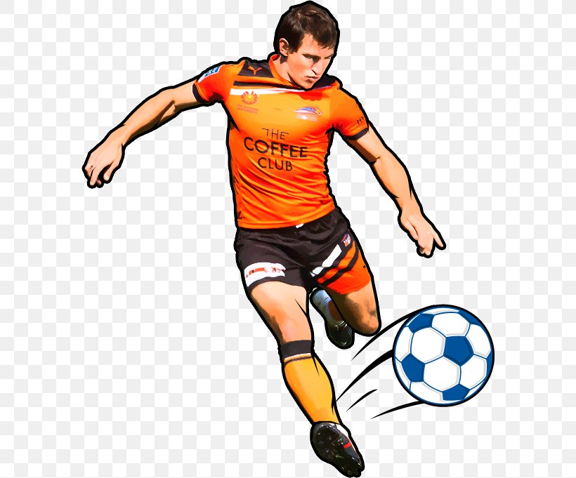 Brisbane Roar FC Football Player Team Sport Sports, PNG, 588x681px, Brisbane Roar Fc, Area, Ball, Clothing, Football Download Free