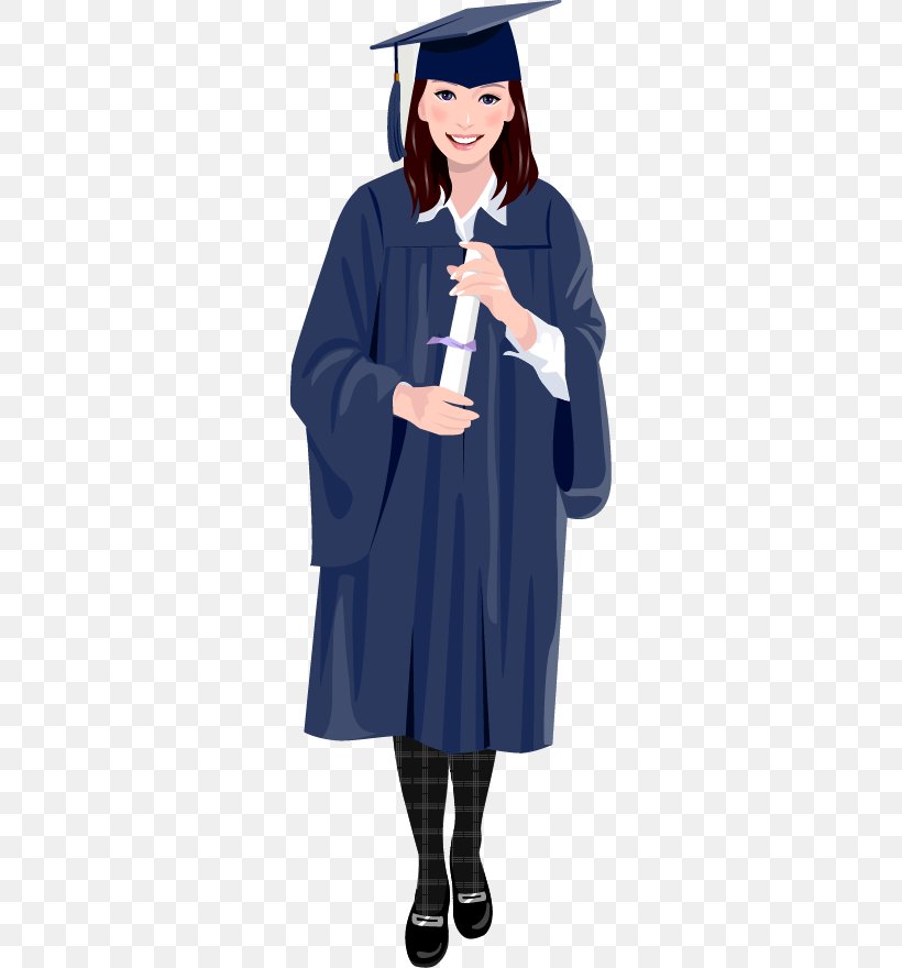 Graduation Ceremony Stock Photography Stock Illustration Illustration, PNG,  292x880px, Watercolor, Cartoon, Flower, Frame, Heart Download Free