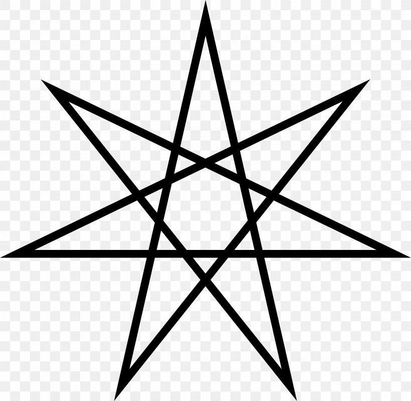 Heptagram Five-pointed Star Symbol Meaning, PNG, 2695x2628px, Heptagram, Black, Black And White, Edge, Fairy Download Free