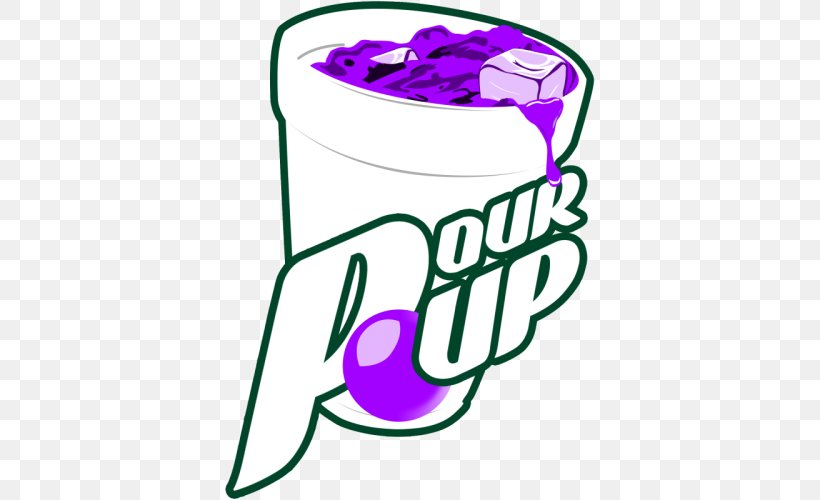 Purple Drank Cup T-shirt Codeine, PNG, 500x500px, Purple Drank, Area, Artwork, Clothing, Codeine Download Free