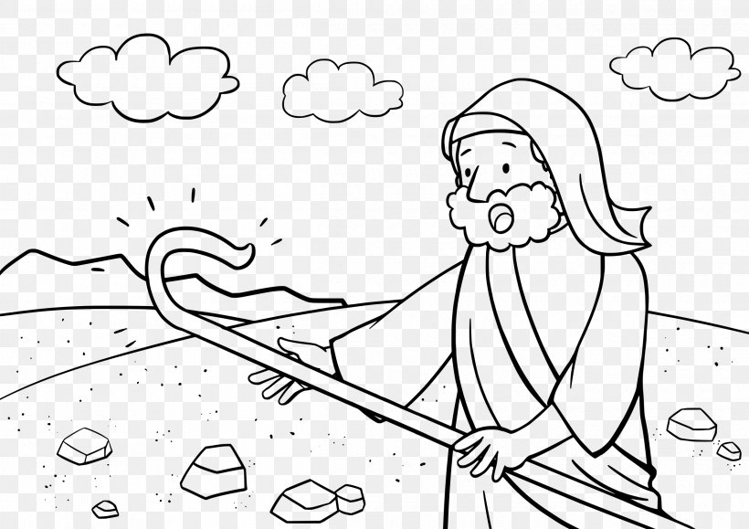 Bible Story Burning Bush Coloring Book God, PNG, 2400x1697px, Watercolor, Cartoon, Flower, Frame, Heart Download Free