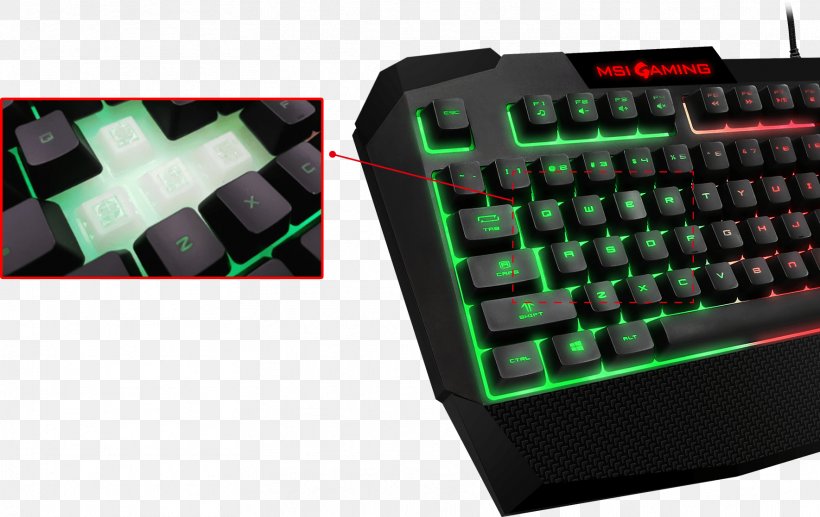 Computer Keyboard Computer Mouse Gaming Keypad Micro-Star International RGB Color Model, PNG, 1769x1117px, Computer Keyboard, Backlight, Computer Component, Computer Mouse, Electronic Device Download Free