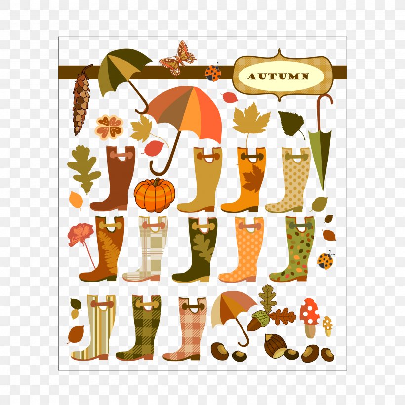 Autumn Euclidean Vector Watercolor Painting Illustration, PNG, 3333x3333px, Autumn, Art, Autumn Leaf Color, Drawing, Food Download Free