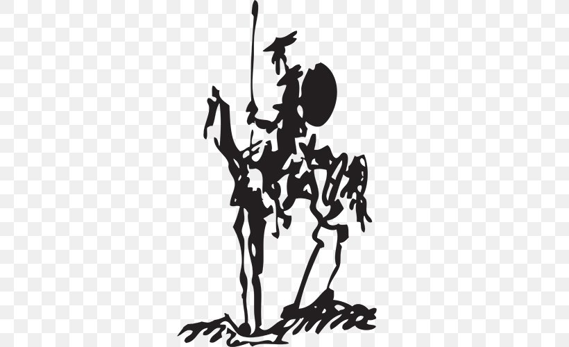 Don Quixote Sancho Panza Museu Picasso Painting Drawing, PNG, 500x500px, Don Quixote, Art, Artist, Black And White, Book Download Free