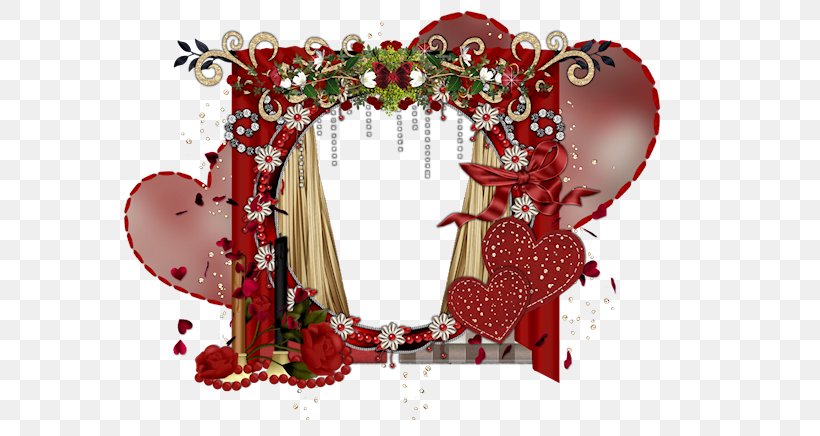 Portable Network Graphics Valentine's Day Image Picture Frames Photograph, PNG, 598x436px, Picture Frames, Christmas, Christmas Decoration, Christmas Ornament, Decor Download Free