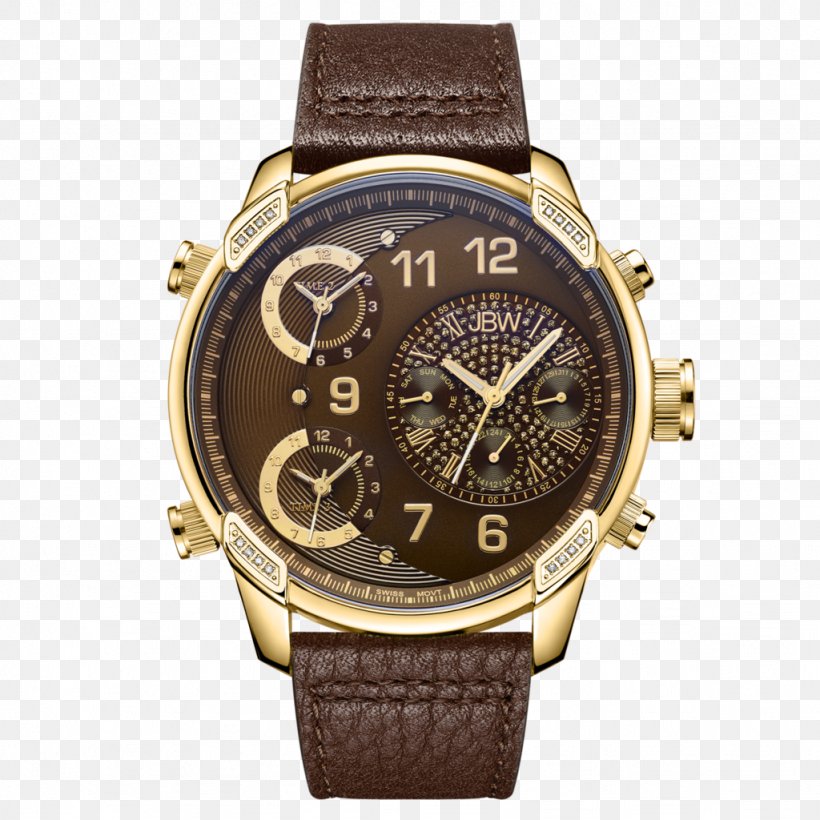 Watch Strap Watch Strap Analog Watch Diamond, PNG, 1024x1024px, Watch, Analog Watch, Black Leather Strap, Bracelet, Brand Download Free