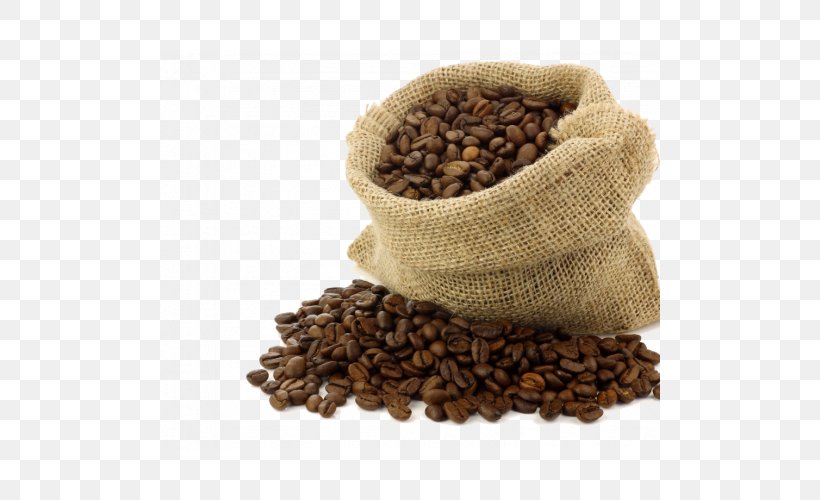 White Coffee Instant Coffee Coffee Bag Coffee Bean, PNG, 500x500px, Coffee, Bag, Bean, Caffeine, Cocoa Bean Download Free