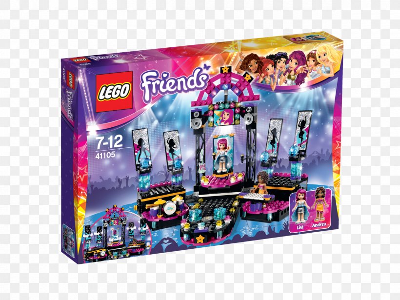 LEGO Friends LEGO 41105 Friends Pop Star Show Stage Toy Hamleys, PNG, 2400x1800px, Lego Friends, Doll, Hamleys, Lego, Lego Minifigure Download Free