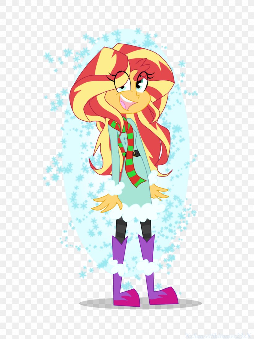 Sunset Shimmer Ekvestrio My Little Pony: Equestria Girls, PNG, 1024x1365px, Watercolor, Cartoon, Flower, Frame, Heart Download Free