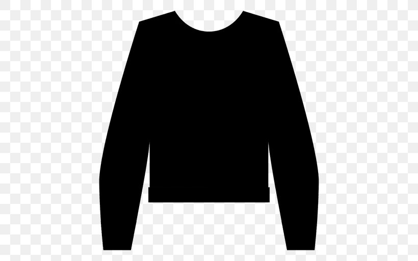 T-shirt Sleeve Shoulder Sweater Black & White, PNG, 512x512px, Tshirt, Black, Black M, Black White M, Blackandwhite Download Free