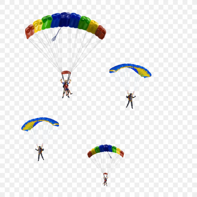 Parachute Parachuting Clip Art Image, PNG, 2289x2289px, Parachute, Adventure, Air Sports, Extreme Sport, Parachute Pants Download Free