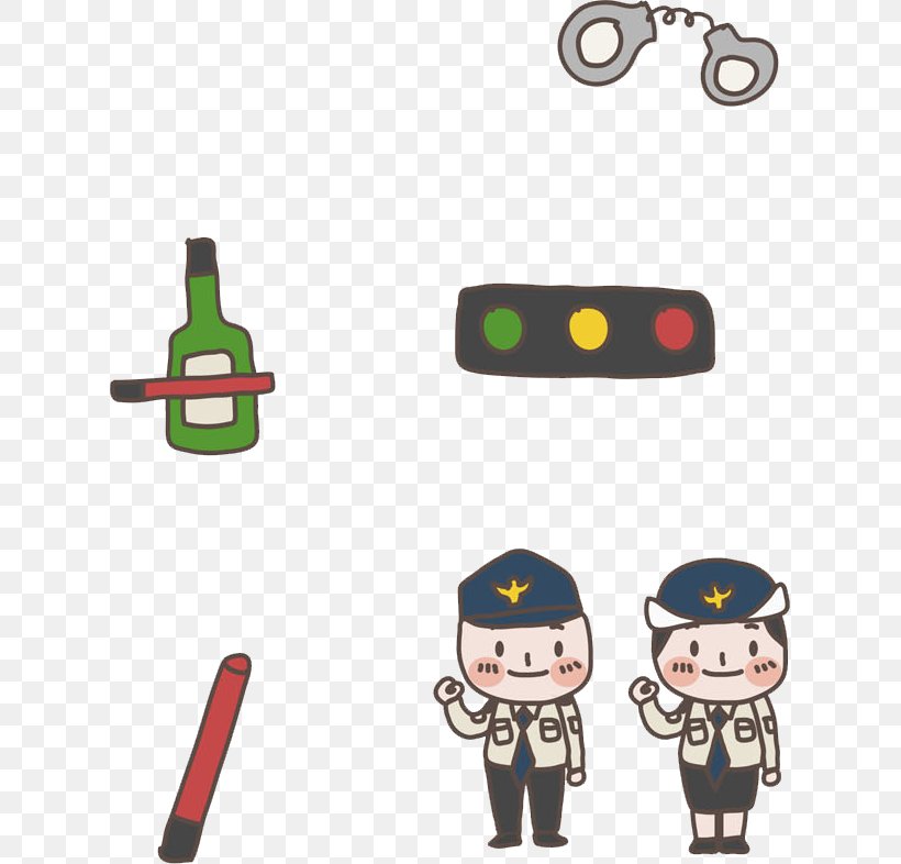 Drawing Traffic Illustration, PNG, 619x786px, Drawing, Cartoon, Handcuffs, Officer, Parking Enforcement Officer Download Free