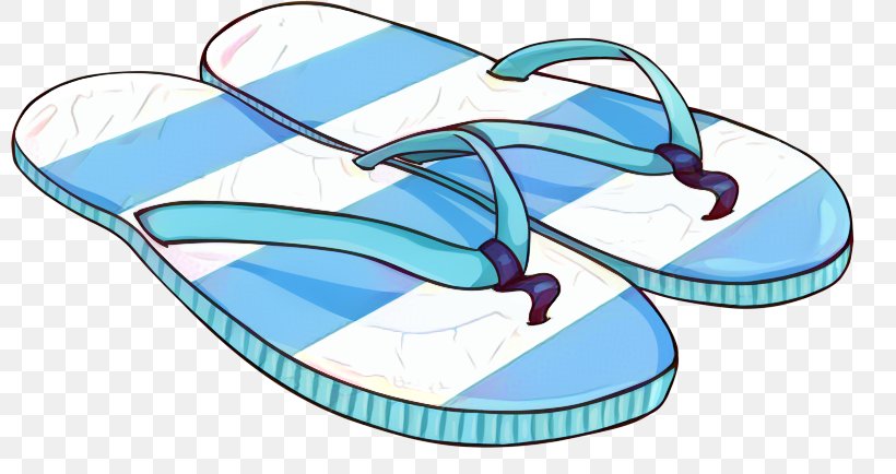 Flip-flops Shoe Clip Art Product Design Line, PNG, 800x434px, Flipflops, Aqua, Footwear, Sandal, Shoe Download Free