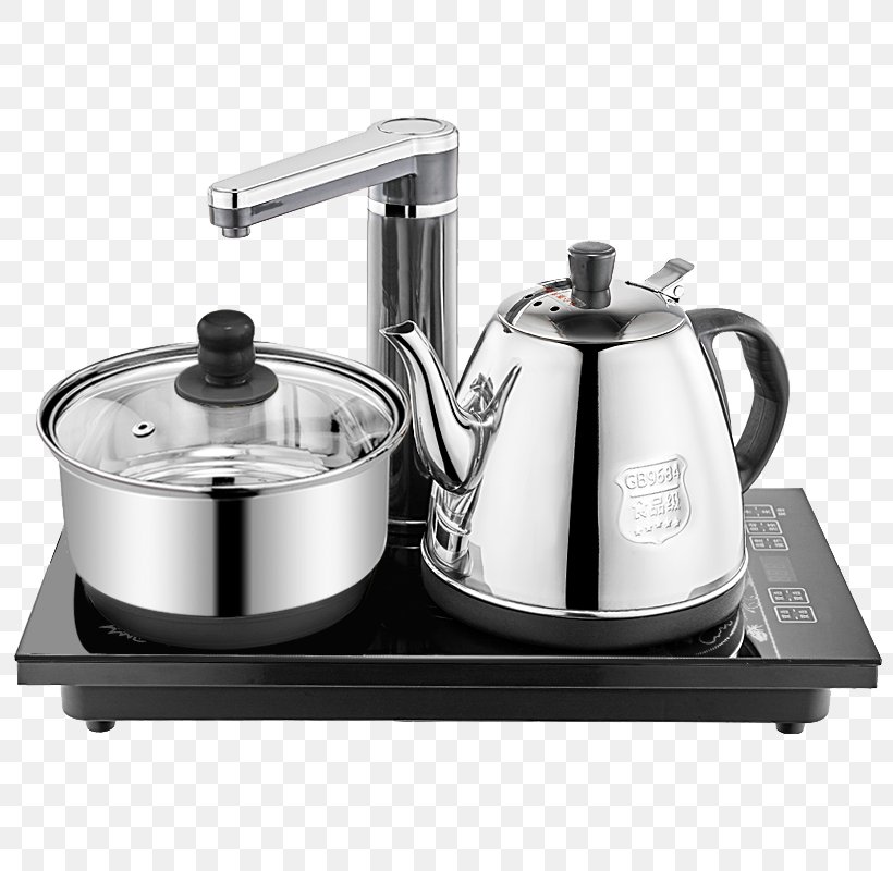 Kettle Tea Stainless Steel Tableware, PNG, 800x800px, Kettle, Cookware Accessory, Cookware And Bakeware, Electric Heating, Electricity Download Free