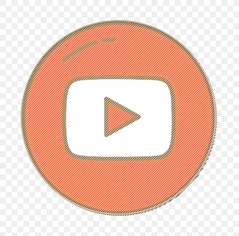 Logo Icon Social Media Icon Youtube Icon, PNG, 808x812px, Logo Icon, Logo, Material Property, Orange, Peach Download Free