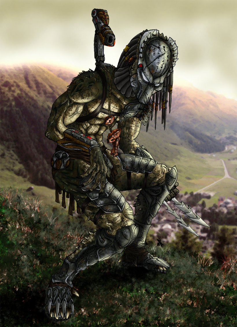 cool predator drawings