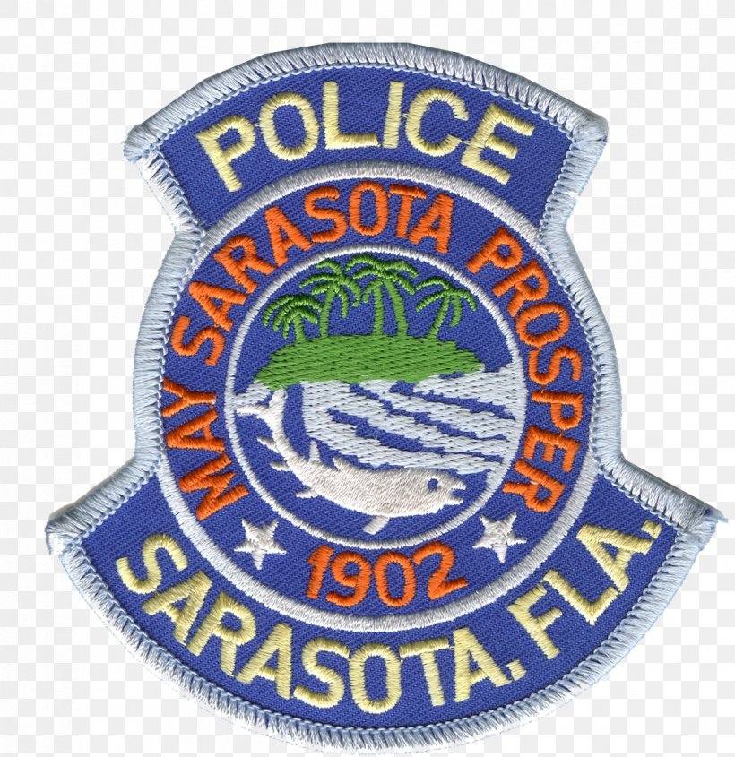 Sarasota Police Department Police Officer Badge, PNG, 1172x1208px, Sarasota, Badge, Brand, Campus Police, Emblem Download Free